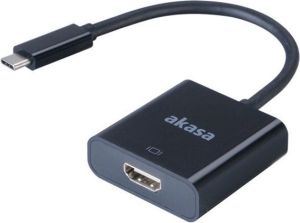 Adapter USB Akasa USB-C - HDMI Czarny  (AK-CBCA04-15BK) 1