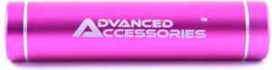 Powerbank ADVANCED ACCESSORIES Life-Line Micro/MiniUSB do Apple iPhone 4 różowa (MRM05526) 2