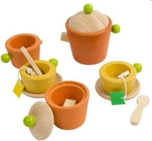 Plan Toys Serwis Do Herbaty kolorowy (221018) 1