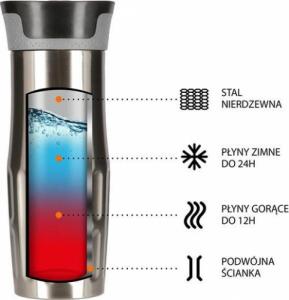 Nils Extreme Kubek termiczny Nils Camp NCC06 srebrny 3