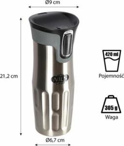 Nils Extreme Kubek termiczny Nils Camp NCC06 srebrny 5