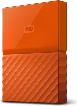 Dysk zewnętrzny HDD WD HDD My Passport 1 TB Pomarańczowy (WDBYNN0010BOR-WESN) 1