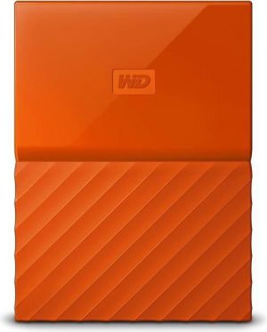 Dysk zewnętrzny HDD WD HDD My Passport 1 TB Pomarańczowy (WDBYNN0010BOR-WESN) 7