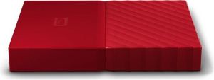 Dysk zewnętrzny HDD WD HDD My Passport 4 TB Czerwony (WDBYFT0040BRD-WESN) 4
