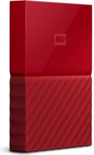 Dysk zewnętrzny HDD WD HDD My Passport 4 TB Czerwony (WDBYFT0040BRD-WESN) 7