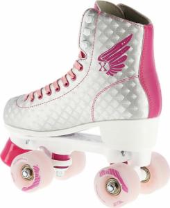 Nils Extreme Wrotki Nils Extreme NQ14198 srebrno-różowy rozmiar 38 2