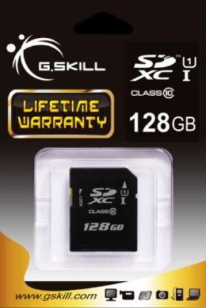 Karta G.Skill SDXC 128 GB + 128 GB Class 10 UHS-I  (FF-SDXC128GN-U1) 1