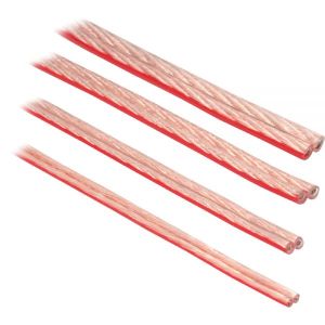 Przewód InLine Głośnikowy 2x 2.5mm2 CCA przeźroczysty 10m - 98310T 2