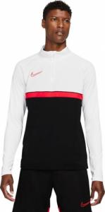 Nike Bluza męska Nike Dri-FIT Academy 21 Drill Top biało-czarna CW6110 016 XL 1