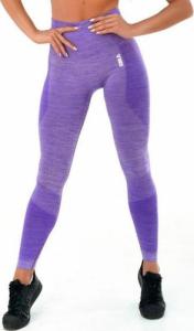 Boco Wear Damskie leginsy Boco Wear Violet Melange Push Up - Kolor Fioletowy, Rozmiar XS/S 1