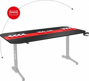 Biurko Huzaro Hero 4.7 Black Czarne 160 cmx75 cm 11