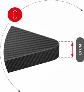 Biurko Huzaro Hero 4.7 Black Czarne 160 cmx75 cm 6