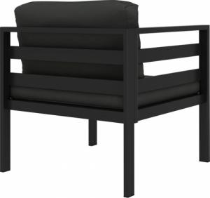 vidaXL 6-cz. zestaw mebli ogrodowych, poduszki, aluminium, antracyt 7