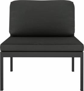 vidaXL 6-cz. zestaw mebli ogrodowych, poduszki, aluminium, antracyt 6