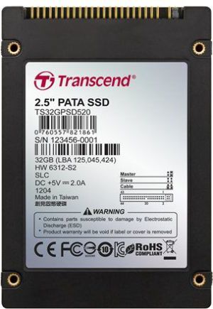 Dysk SSD Transcend 32 GB 2.5" PATA (IDE) (TS2GPSD520) 1