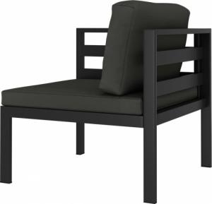 vidaXL 8-cz. zestaw mebli ogrodowych, poduszki, aluminium, antracyt 7