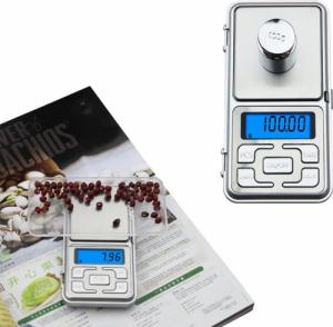 Retoo Waga jubilerska elektroniczna 200g/0,01g na baterie mała kieszonkowa 4