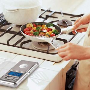 Retoo Waga jubilerska elektroniczna 200g/0,01g na baterie mała kieszonkowa 10