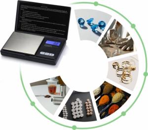 Retoo WAGA JUBILERSKA ELEKTRONICZNA 0,01- 200g WAGI LCD 14