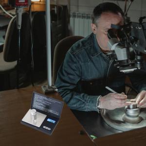 Retoo WAGA JUBILERSKA ELEKTRONICZNA 0,01- 200g WAGI LCD 6