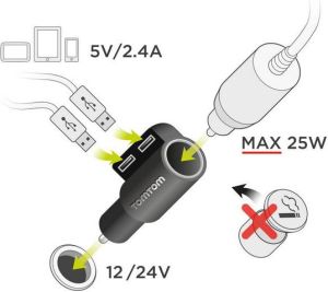 Ładowarka TomTom 2x USB-A  (9UUC.001.24) 3