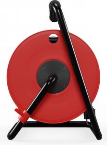 Plastrol Przedłużacz bębnowy PROFESSIONAL LINE; 4x2p+Z; IP44; 16A; H05RR-F; 3x1,5; 25m; czarny (W-97054) 4