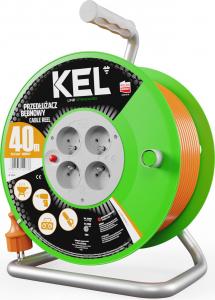 Plastrol Przedłużacz bębnowy STANDARD LINE; 4x2p+Z; IP20; 16A; H05VV-F; 3x1,5; 40m; pomarańczowy (W-97047) 6