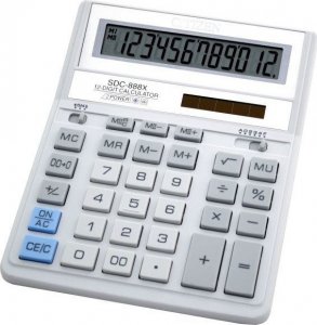 Kalkulator Citizen Kalkulator SDC-888XWH biały 1