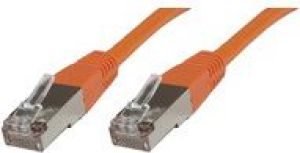 MicroConnect RJ-45/RJ-45 kat.5e F/UTP Pomarańczowy 1m (B-FTP501O) 1