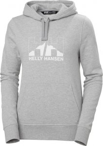 Helly Hansen Bluza damska W Nord Graphic Pullover Hoodie Grey Melange r. S (62981_951) 1