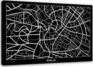 Feeby OBRAZ NA PŁÓTNIE Berlin Plan Miasta 90x60 1