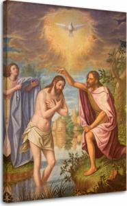 Feeby OBRAZ REPRODUKCJA Chrzest Jezusa w Jordanie 60x90 1