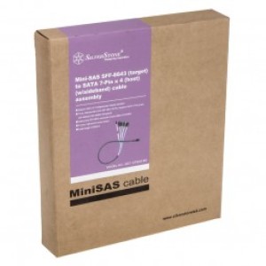 SilverStone SFF 8643 - SATA x4, 0.6m, Wielokolorowy (SST-CPS05-RE) 3