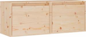 vidaXL vidaXL Szafki ścienne, 2 szt., 45x30x35 cm, lite drewno sosnowe 5