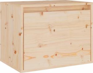 vidaXL Szafka ścienna, 45x30x35 cm, lite drewno sosnowe 2