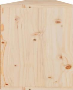 vidaXL vidaXL Szafki ścienne, 2 szt., 80x30x35 cm, lite drewno sosnowe 6