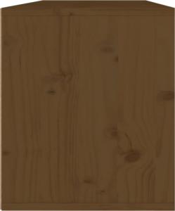 vidaXL vidaXL Szafki ścienne, 2 szt., miodowy brąz, 45x30x35 cm, sosnowe 7