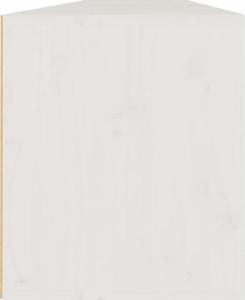 vidaXL vidaXL Szafki ścienne, 2 szt., białe, 80x30x35 cm lite drewno sosnowe 6
