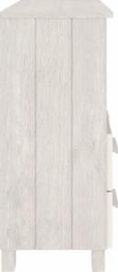 vidaXL Regał, biały, 85x35x80 cm, drewno sosnowe 6