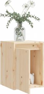 vidaXL vidaXL Szafki ścienne, 2 szt., 30x30x40 cm, lite drewno sosnowe 4
