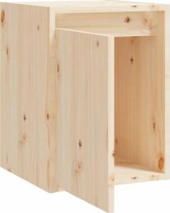vidaXL vidaXL Szafki ścienne, 2 szt., 30x30x40 cm, lite drewno sosnowe 8