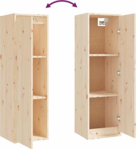 vidaXL vidaXL Szafki ścienne, 2 szt., 30x30x100 cm, lite drewno sosnowe 7
