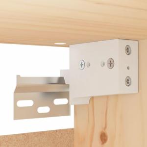 vidaXL vidaXL Szafki ścienne, 2 szt., 30x30x100 cm, lite drewno sosnowe 8