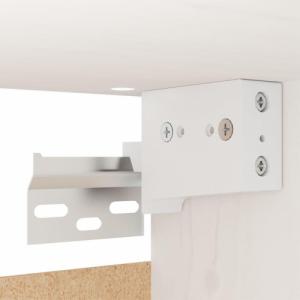 vidaXL vidaXL Szafki ścienne, 2 szt., białe, 30x30x100 cm, drewno sosnowe 8