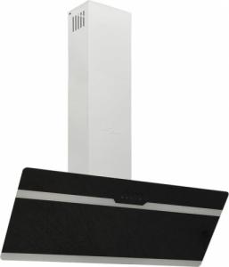 Okap vidaXL vidaXL Ścienny okap kuchenny, 90 cm, stal i hartowane szkło, czarny 2