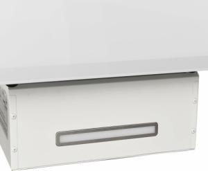 Okap vidaXL vidaXL Ścienny okap kuchenny, 60 cm, stal i hartowane szkło, biały 9