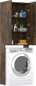 vidaXL vidaXL Szafka na pralkę, przydymiony dąb, 64 x 25,5 x 190 cm 5