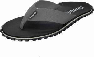 Japonki męskie Gumbies Gumbies unisex Duckbill Flip Flops - czarno-szare 36 3