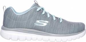 Skechers Skechers damskie buty sportowe Graceful Twisted Fortune 12614 GYMN Gray/Mint 36,5 2