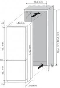 Lodówka Candy CKBBF 172 2